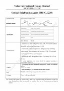 Optical Brightening Agent BBU