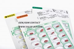 Multi-dose medication pill blister/bubble package